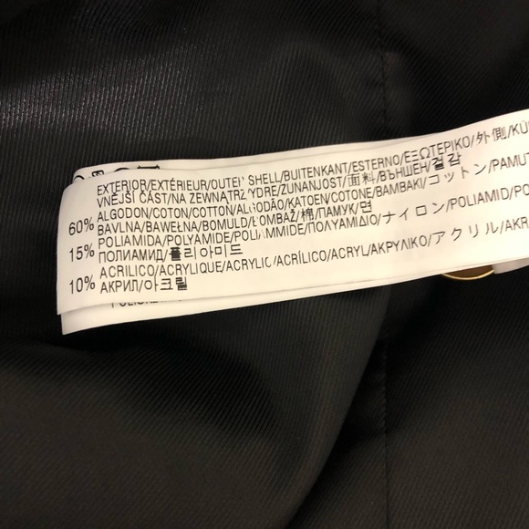 Zara Tweed Green Blazer Gold Accents - Picture 8 of 8